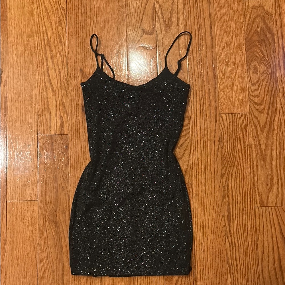 Lucy in the Sky Black Bodycon Mini Dress